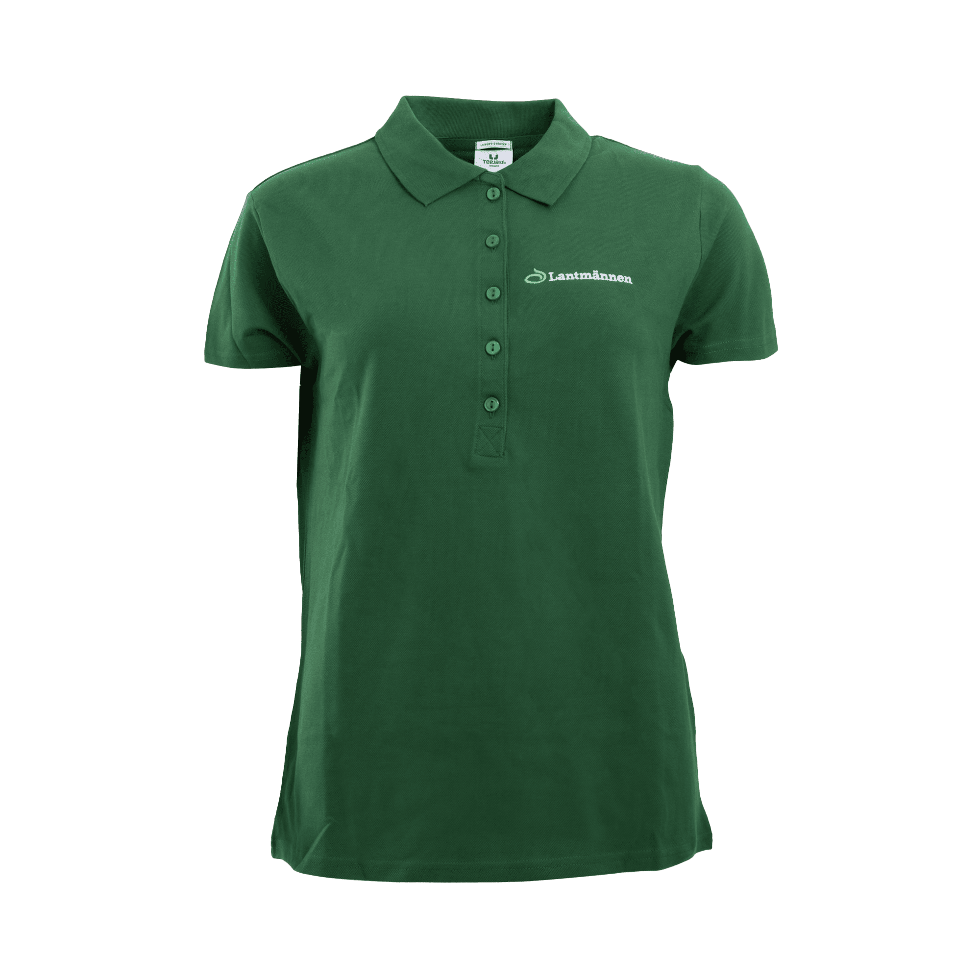 grön piké med lantmännen logga