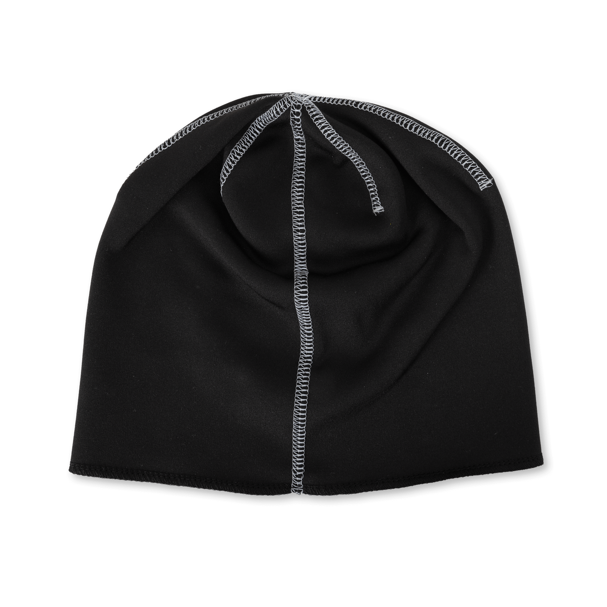 svart mössa med lantmännen bakifrån