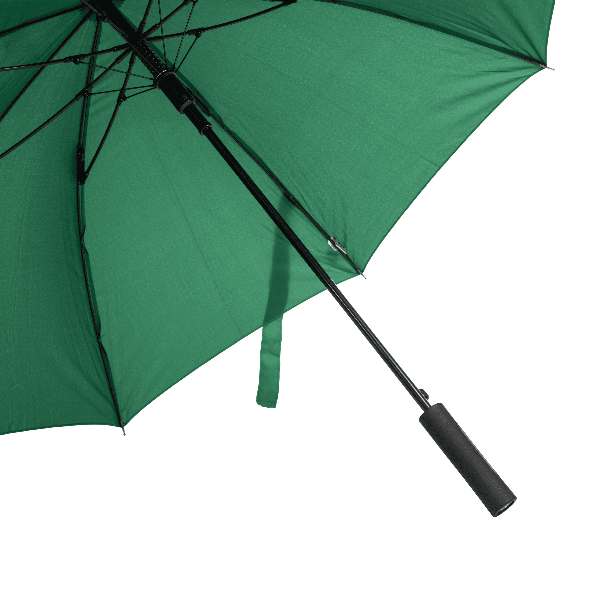 grönt paraply insida
